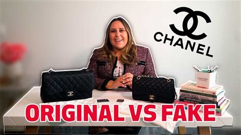 como saber si una chanel es original|Chanel auténtico vs falso .